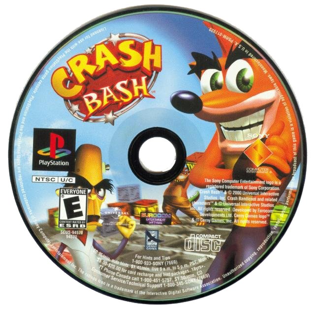 Crash Bash Playstation - Video Game - Used - CaveGamers - Image 3