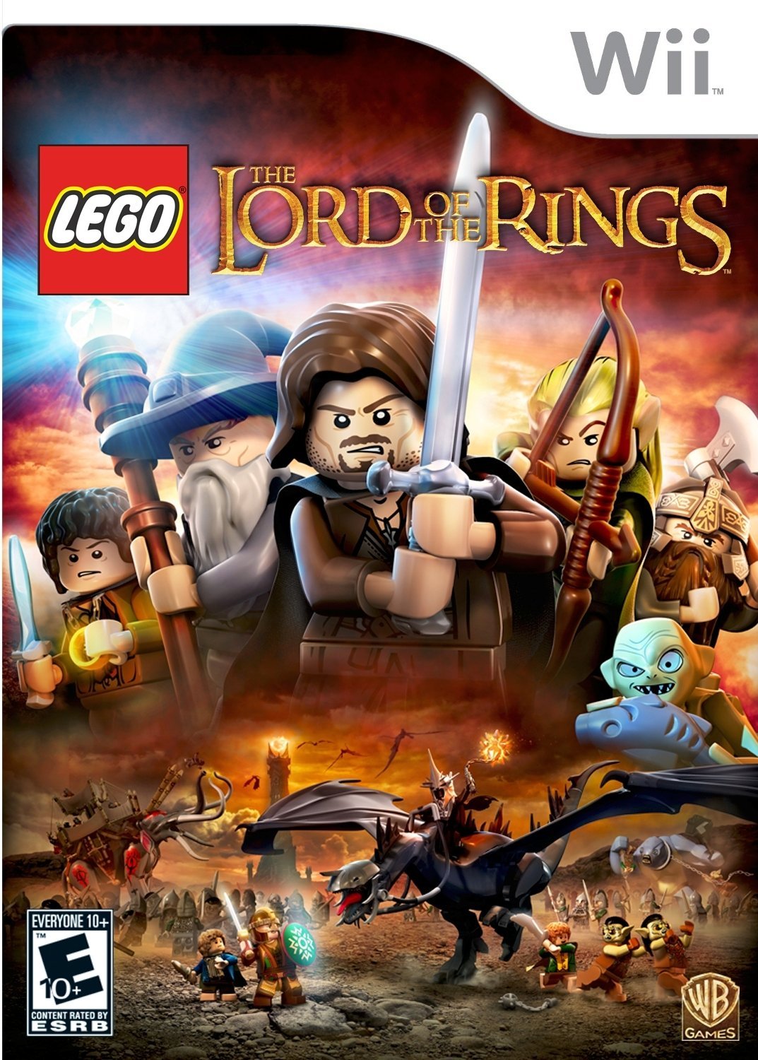 LEGO Lord of the Rings Wii - Video Game - Used - CaveGamers