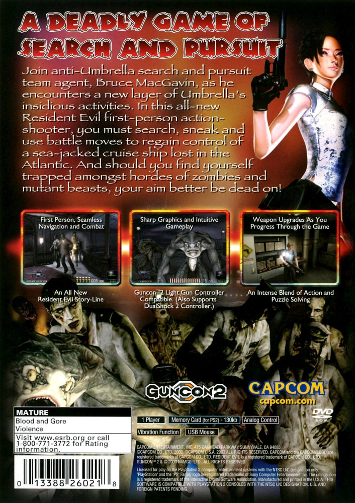Resident Evil: Dead Aim PS2 - Video Game - Used - CaveGamers - Image 2