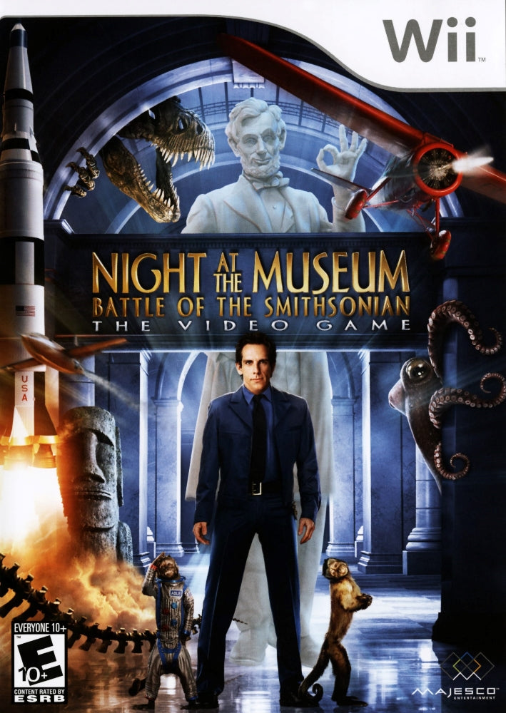 Night at the Museum: Battle of the Smithsonian Wii - Video Game - Used - CaveGamers