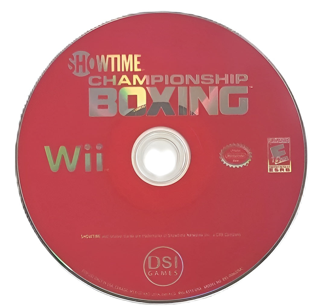 Showtime Championship Boxing Wii - Video Game - Used - CaveGamers - Image 3