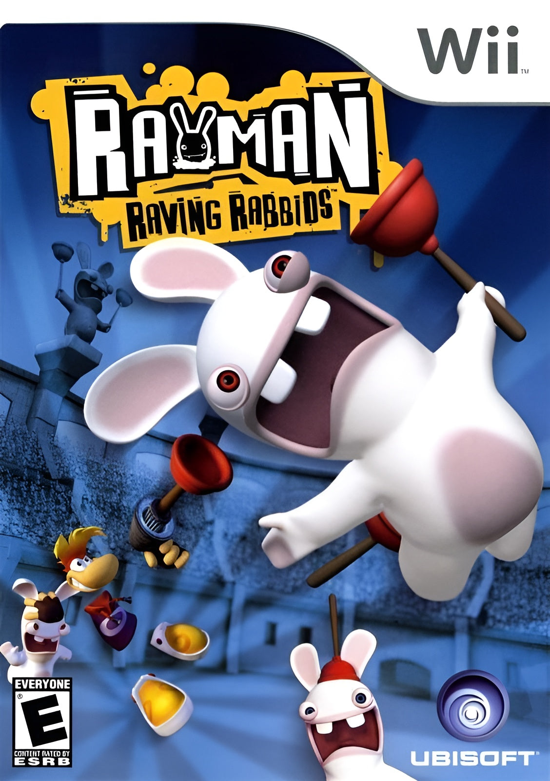 Rayman Raving Rabbids Wii - Video Game - Used - CaveGamers