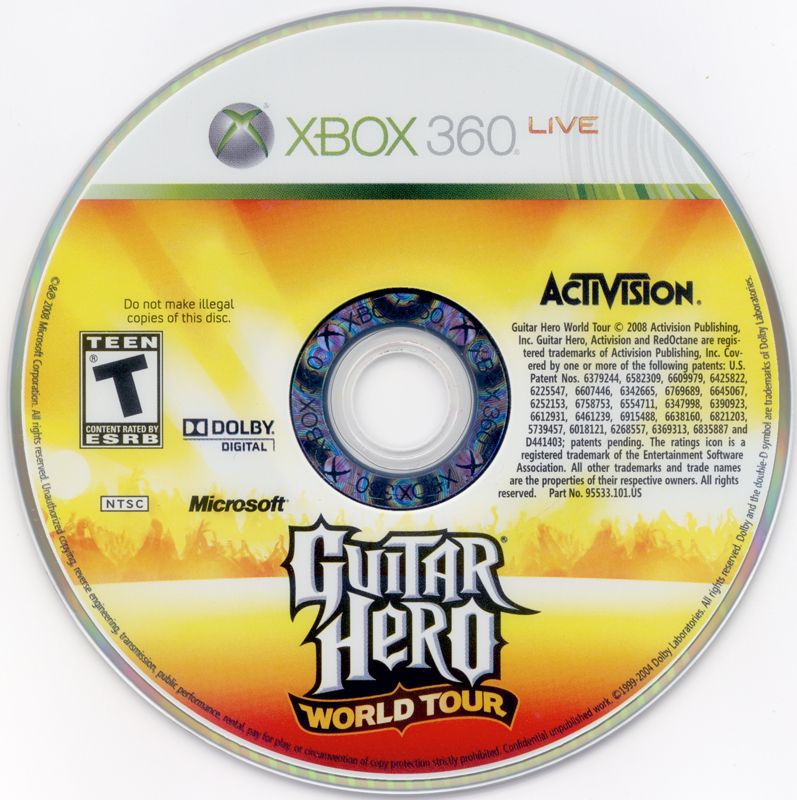 Guitar Hero: World Tour Xbox 360 - Video Game - Used - CaveGamers - Image 3