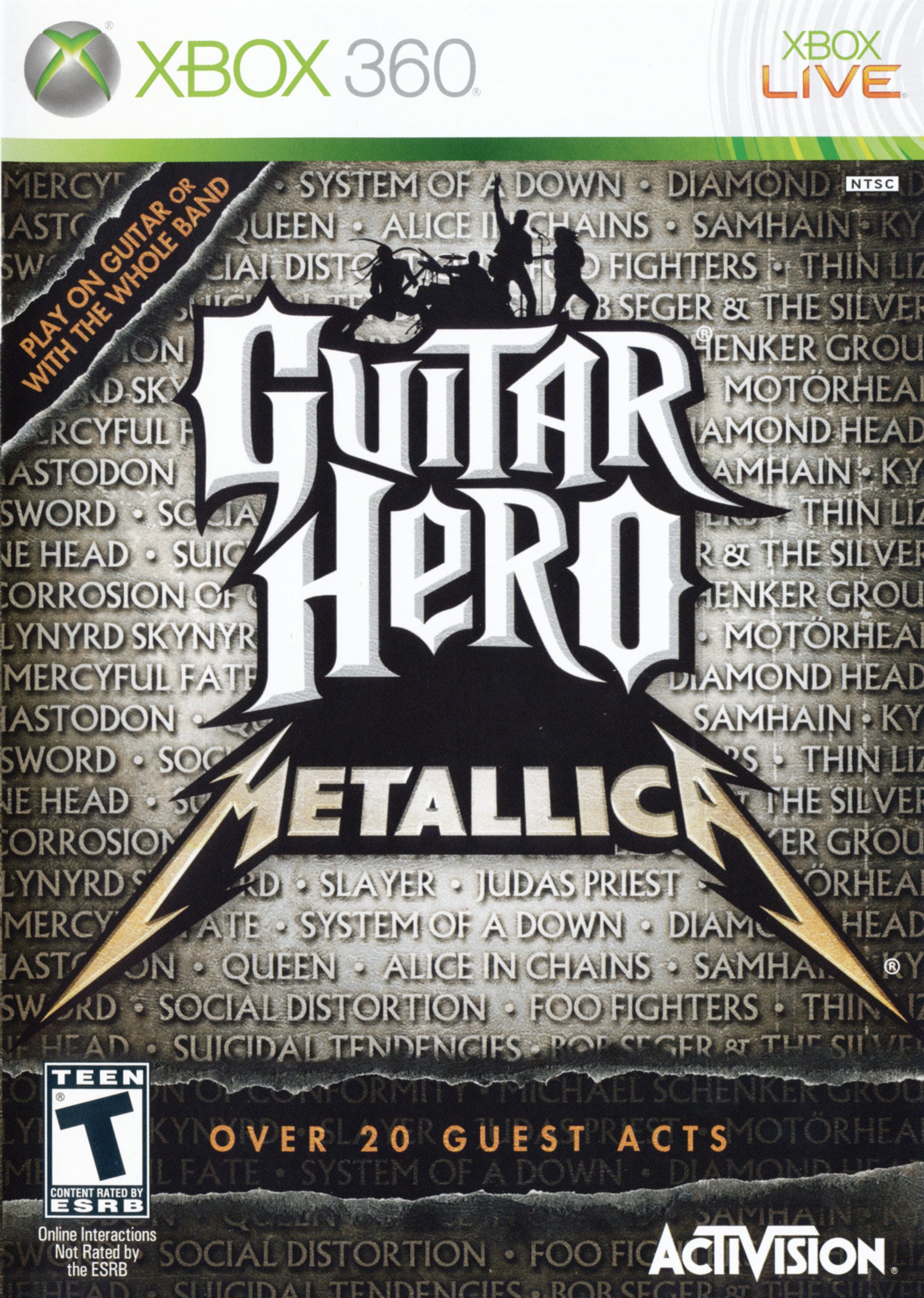 Guitar Hero Metallica Xbox 360 - Video Game - Used - CaveGamers