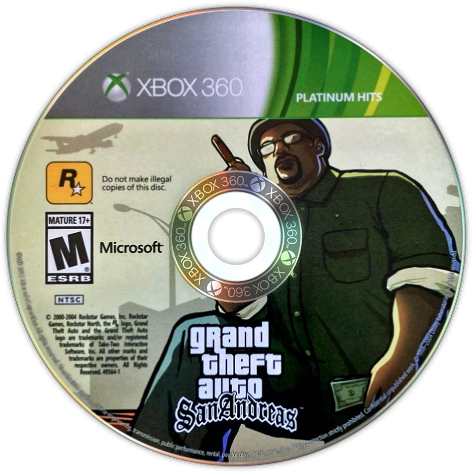 Grand Theft Auto: San Andreas Xbox 360 - Video Game - Used - CaveGamers - Image 3