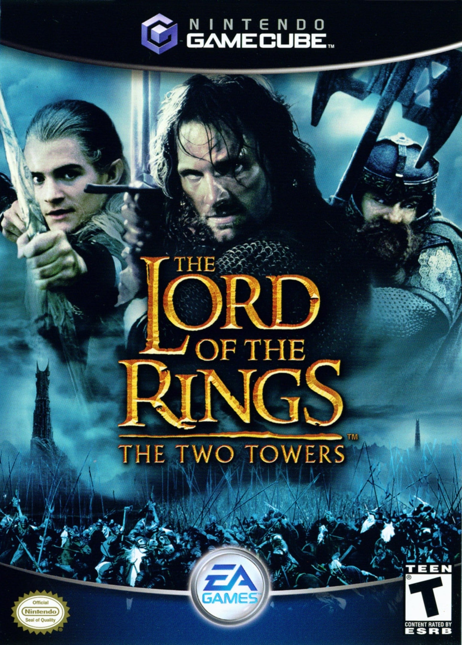 The Lord of the Rings: The Two Towers GameCube - Video Game - Used - CaveGamers