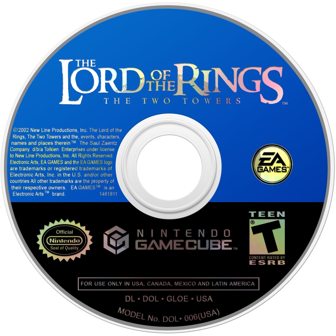 The Lord of the Rings: The Two Towers GameCube - Video Game - Used - CaveGamers - Image 3