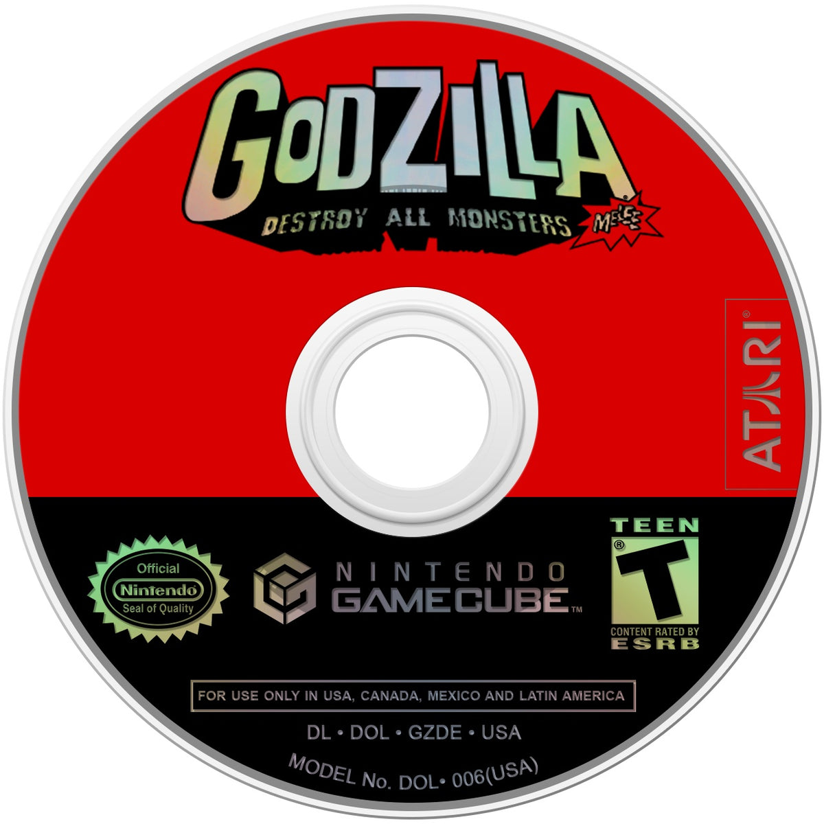 Godzilla: Destroy All Monsters Melee GameCube - Video Game - Used - CaveGamers - Image 3