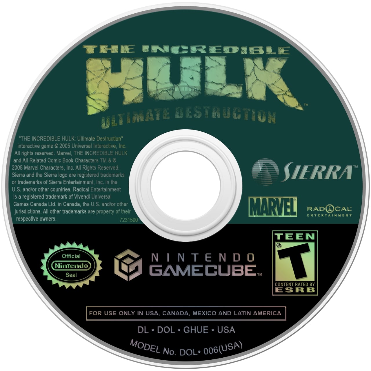 The Incredible Hulk: Ultimate Destruction GameCube - Video Game - Used - CaveGamers - Image 3