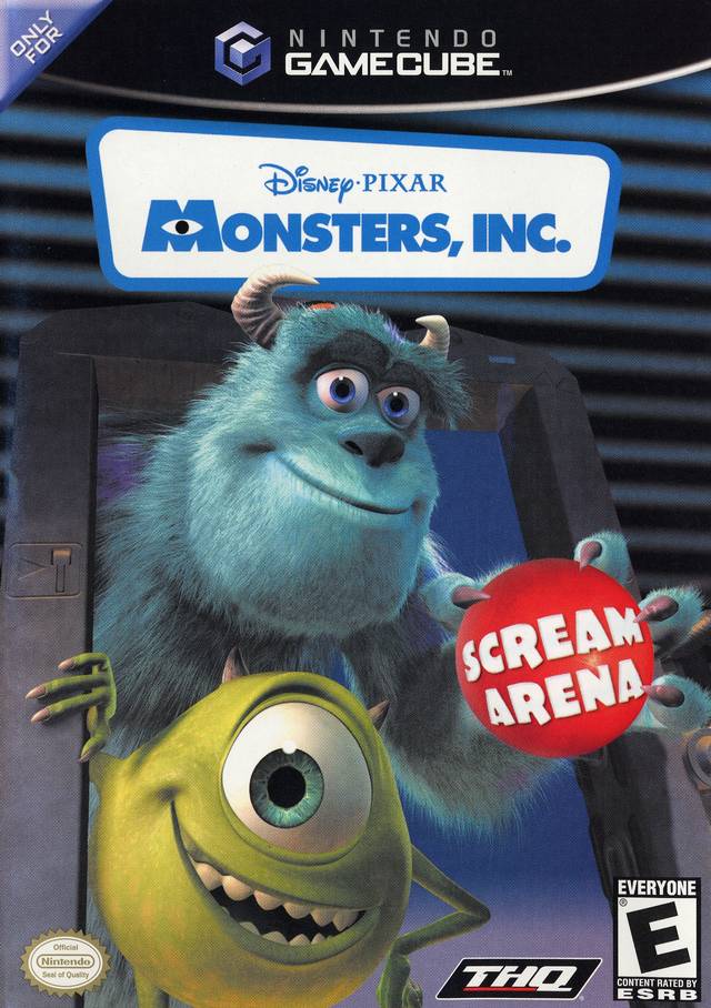 Monsters Inc. Scream Arena GameCube - Video Game - Used - CaveGamers