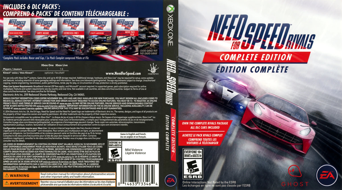 Need for Speed Rivals Xbox One - Video Game - Used - CaveGamers - Image 4