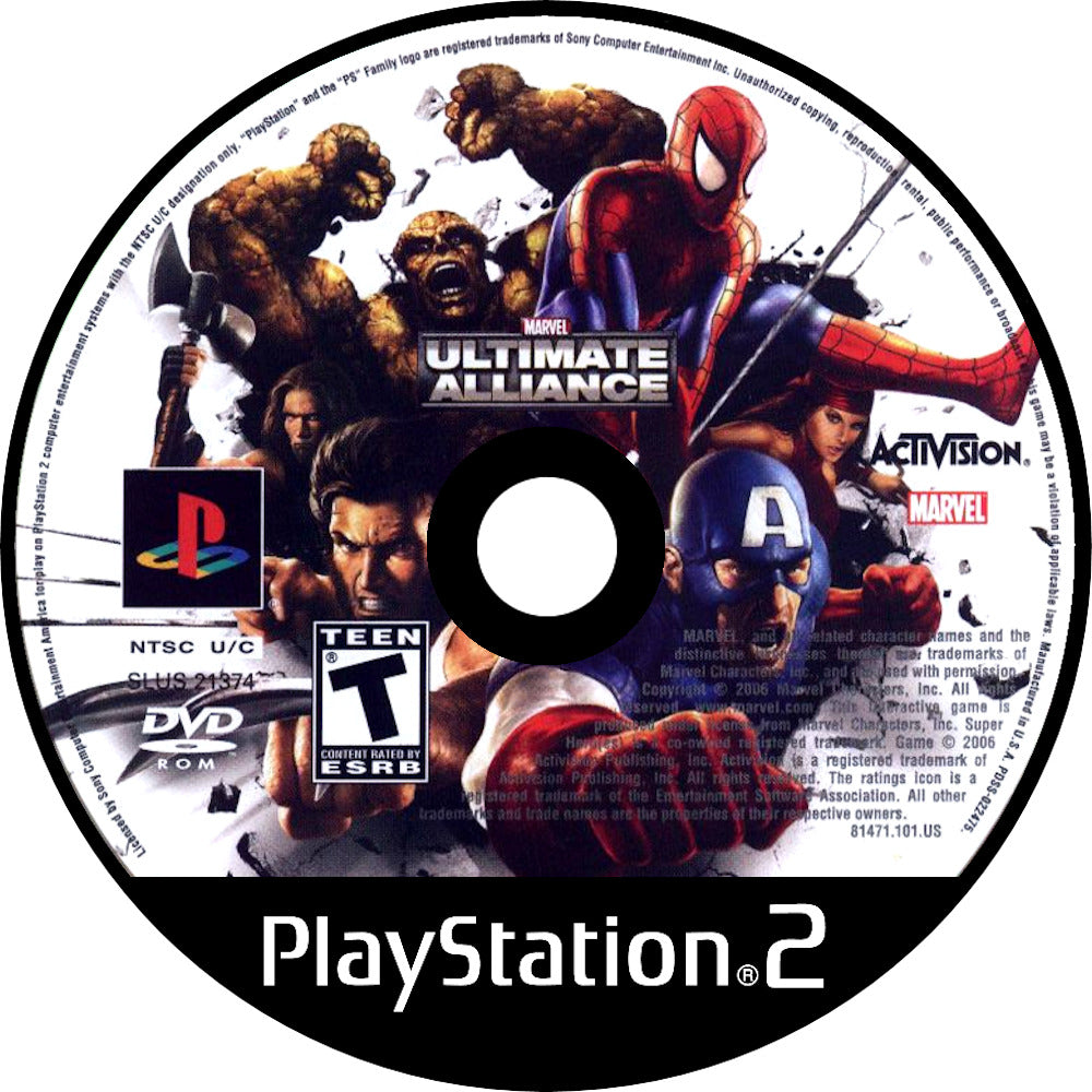 Marvel Ultimate Alliance PS2 - Video Game - Used - CaveGamers - Image 3