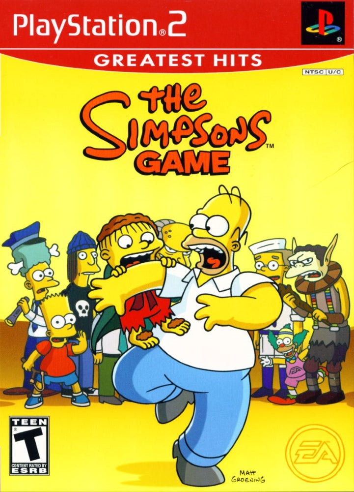 The Simpsons Game PS2 - Video Game - Used - CaveGamers