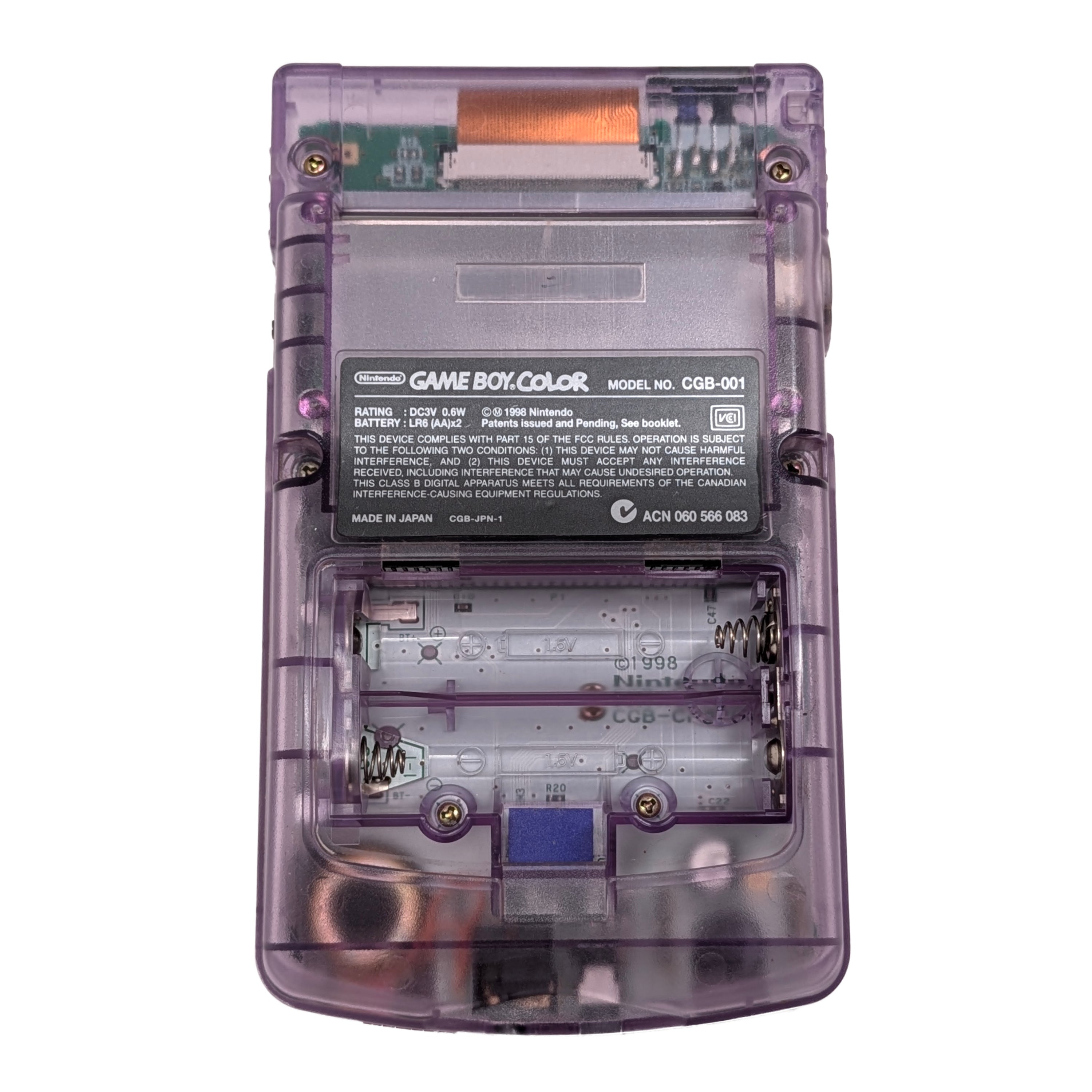 Game Boy Color - Atomic Purple - Video Game System - Used - CaveGamers - Image 8