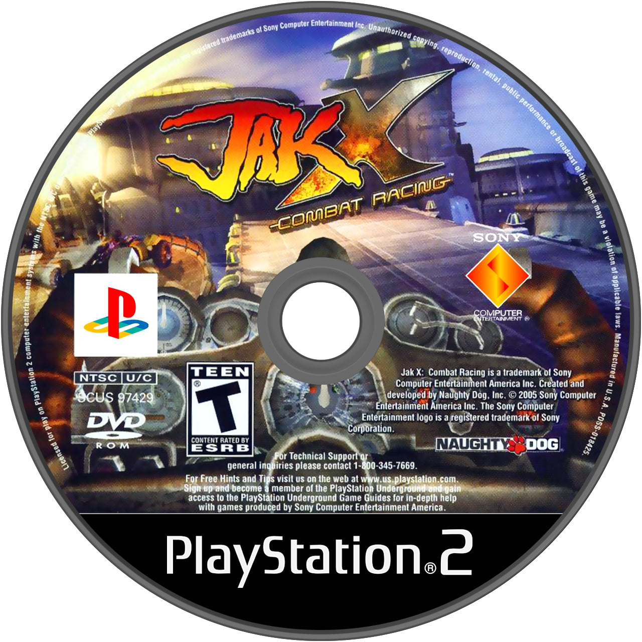 Jak X Combat Racing PS2 - Video Game - Used - CaveGamers - Image 3