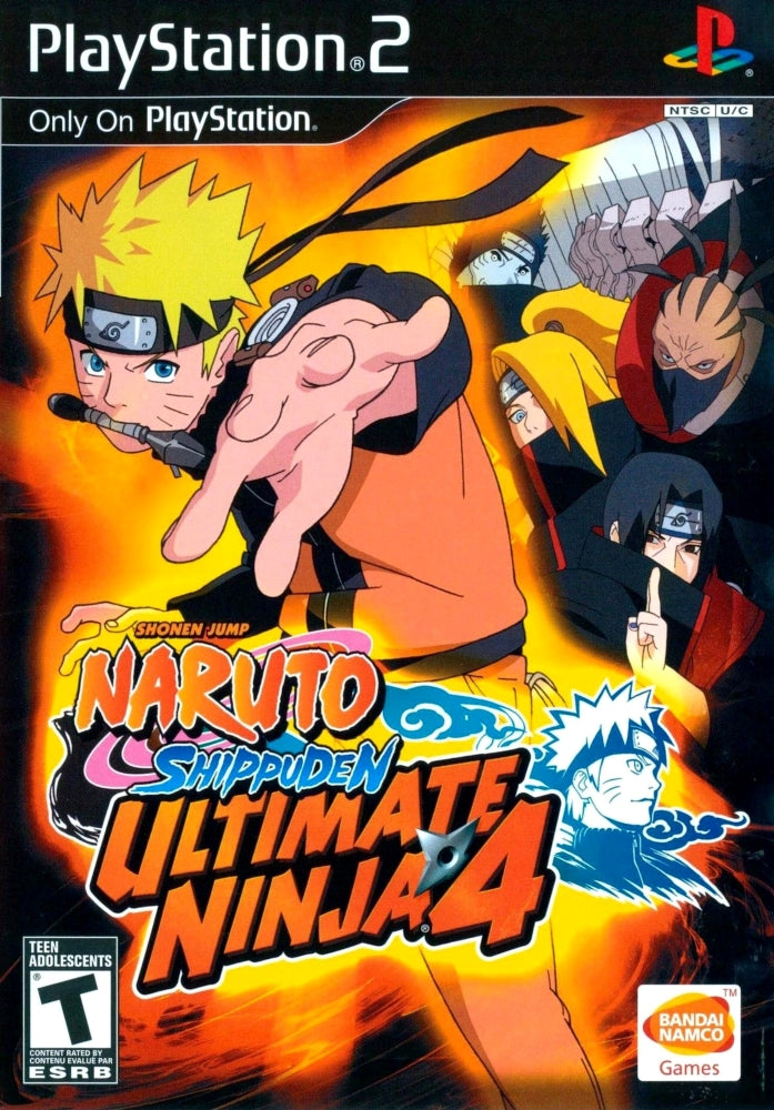 Ultimate Ninja 4: Naruto Shippuden PS2 - Video Game - Used - CaveGamers