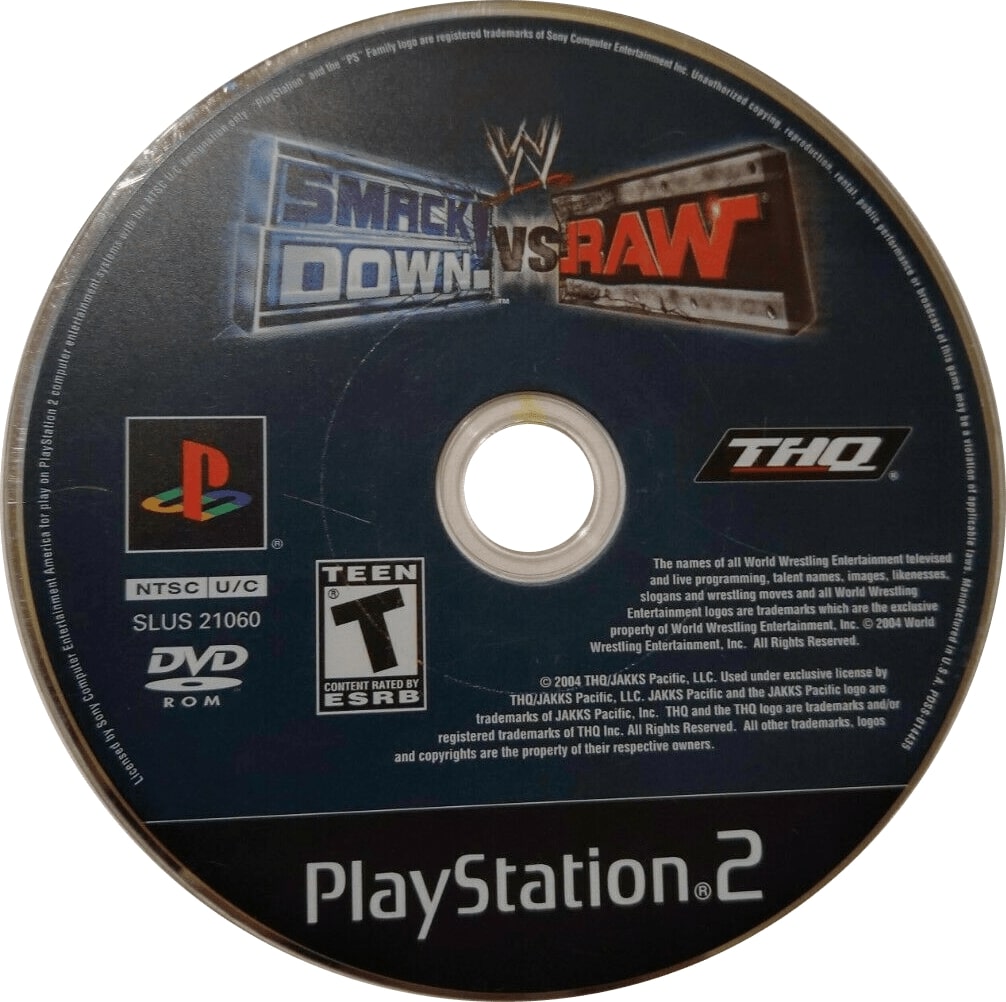 WWE SmackDown vs. Raw PS2 - Video Game - Used - CaveGamers - Image 3