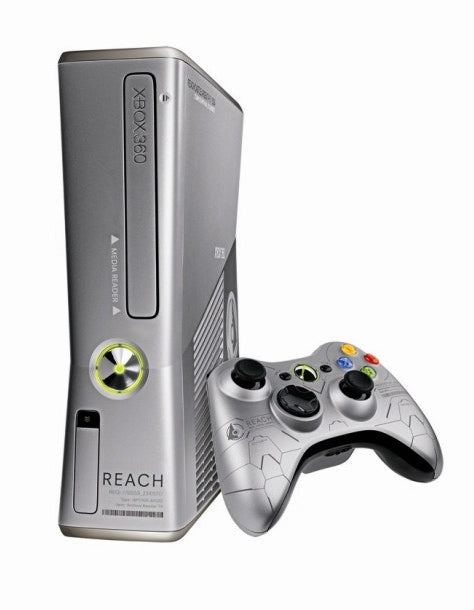 Xbox 360 Slim Console - Halo Reach Edition - Video Game System - Used - CaveGamers