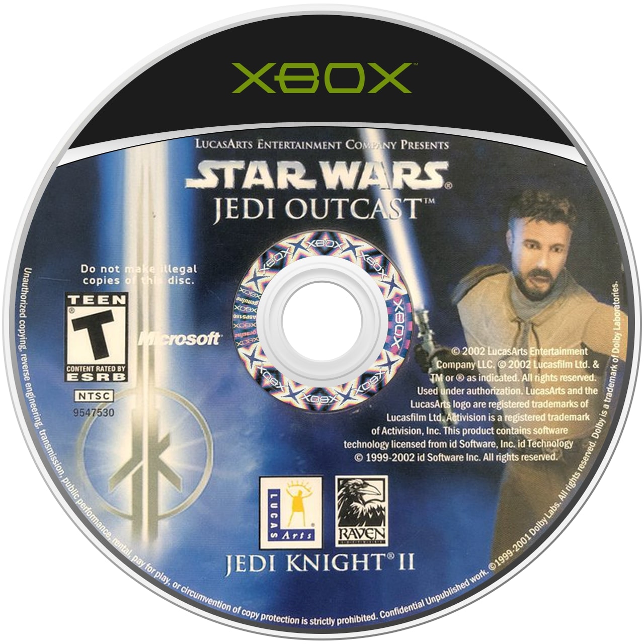 Star Wars Jedi Knight II: Jedi Outcast Xbox - Video Game - Used - CaveGamers - Image 3