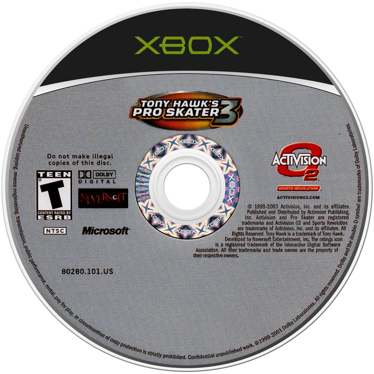 Tony Hawk's Pro Skater 3 Xbox - Video Game - Used - CaveGamers - Image 3