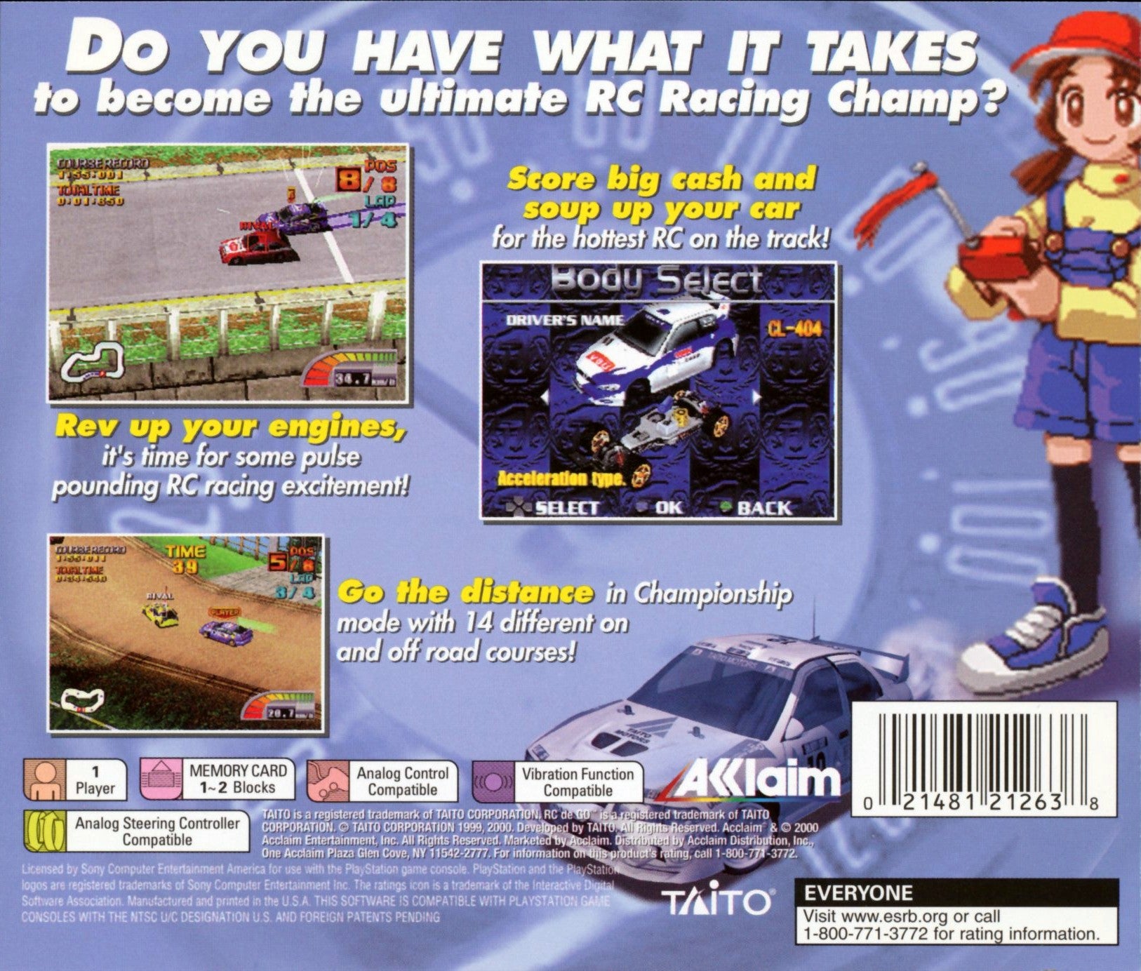 RC de Go Playstation - Video Game - Used - CaveGamers - Image 2
