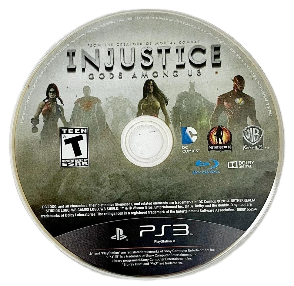 Injustice: Gods Among Us PS3 - Video Game - Used - CaveGamers - Image 3