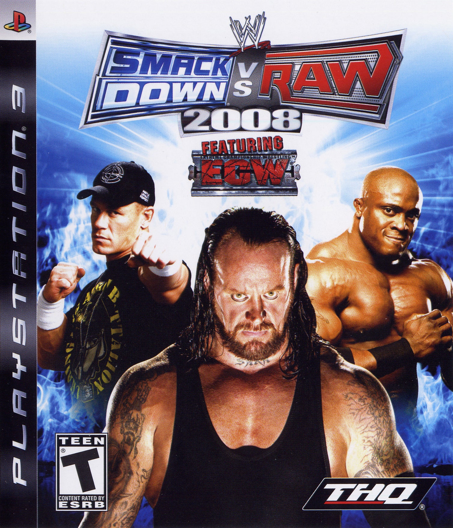 WWE SmackDown vs. Raw 2008 PS3 - Video Game - Used - CaveGamers