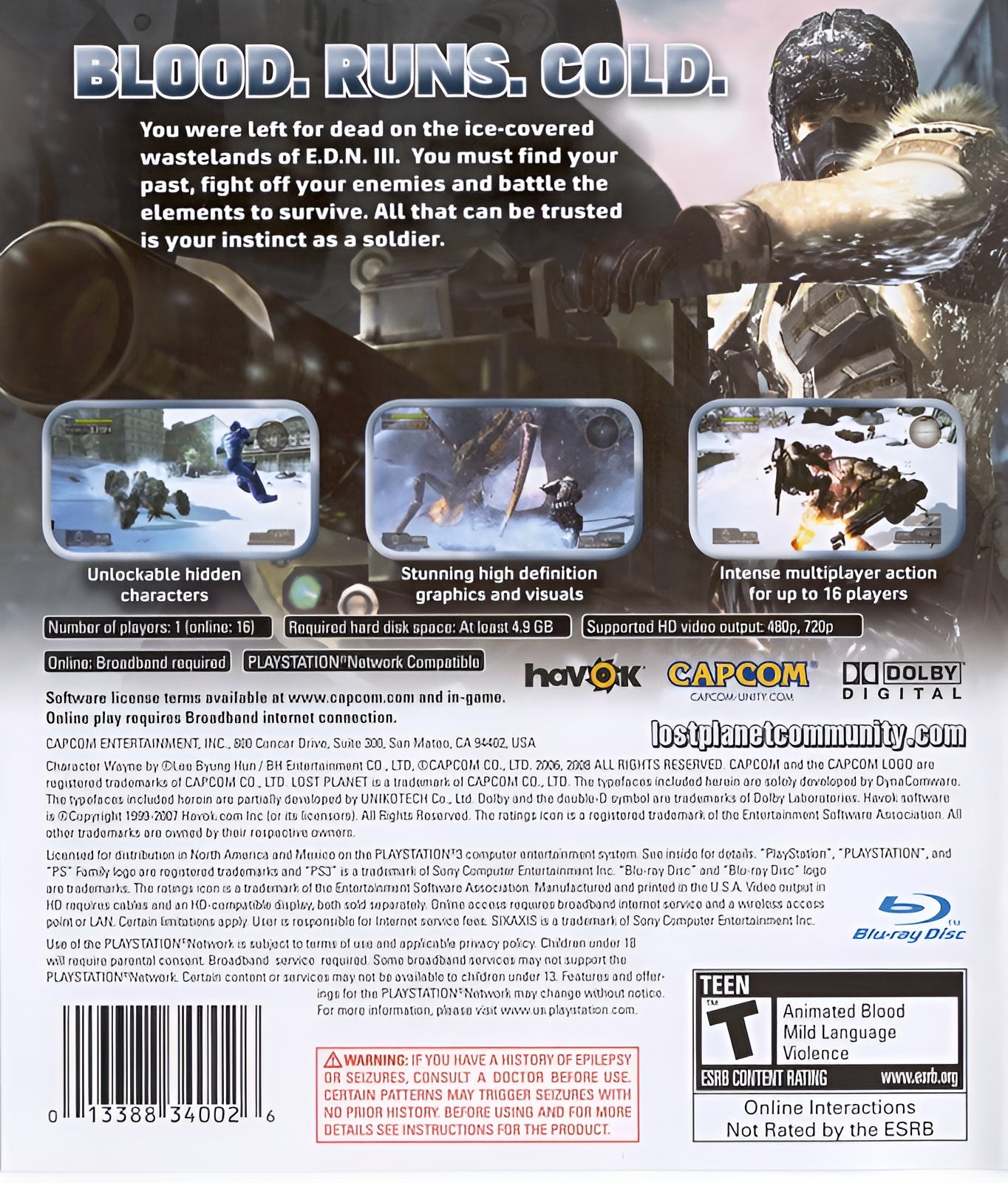 Lost Planet: Extreme Condition PS3 - Video Game - Used - CaveGamers - Image 2
