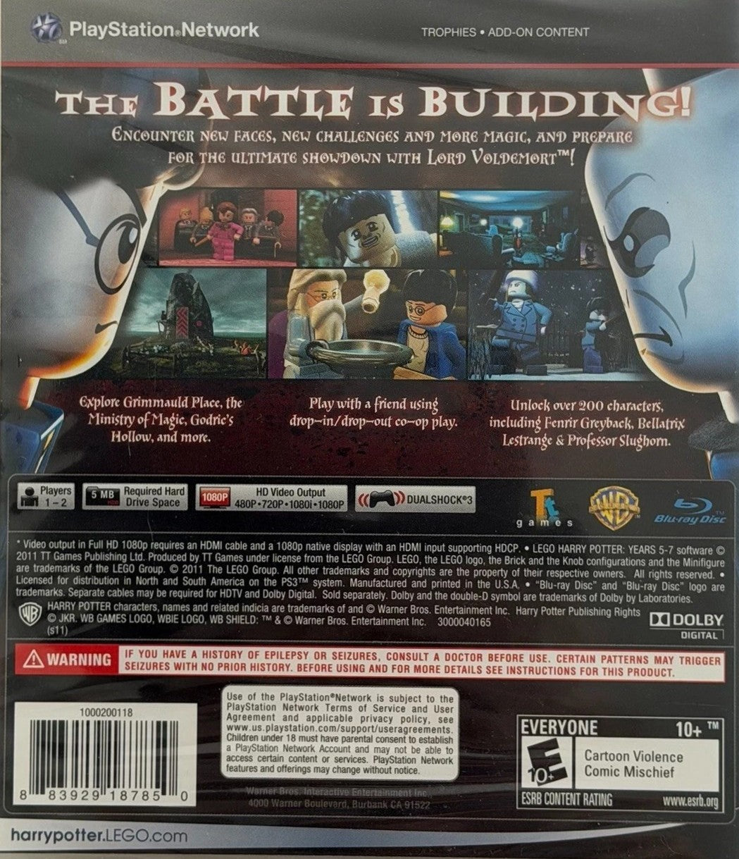 LEGO Harry Potter: Years 5-7 PS3 - Video Game - Used - CaveGamers - Image 2