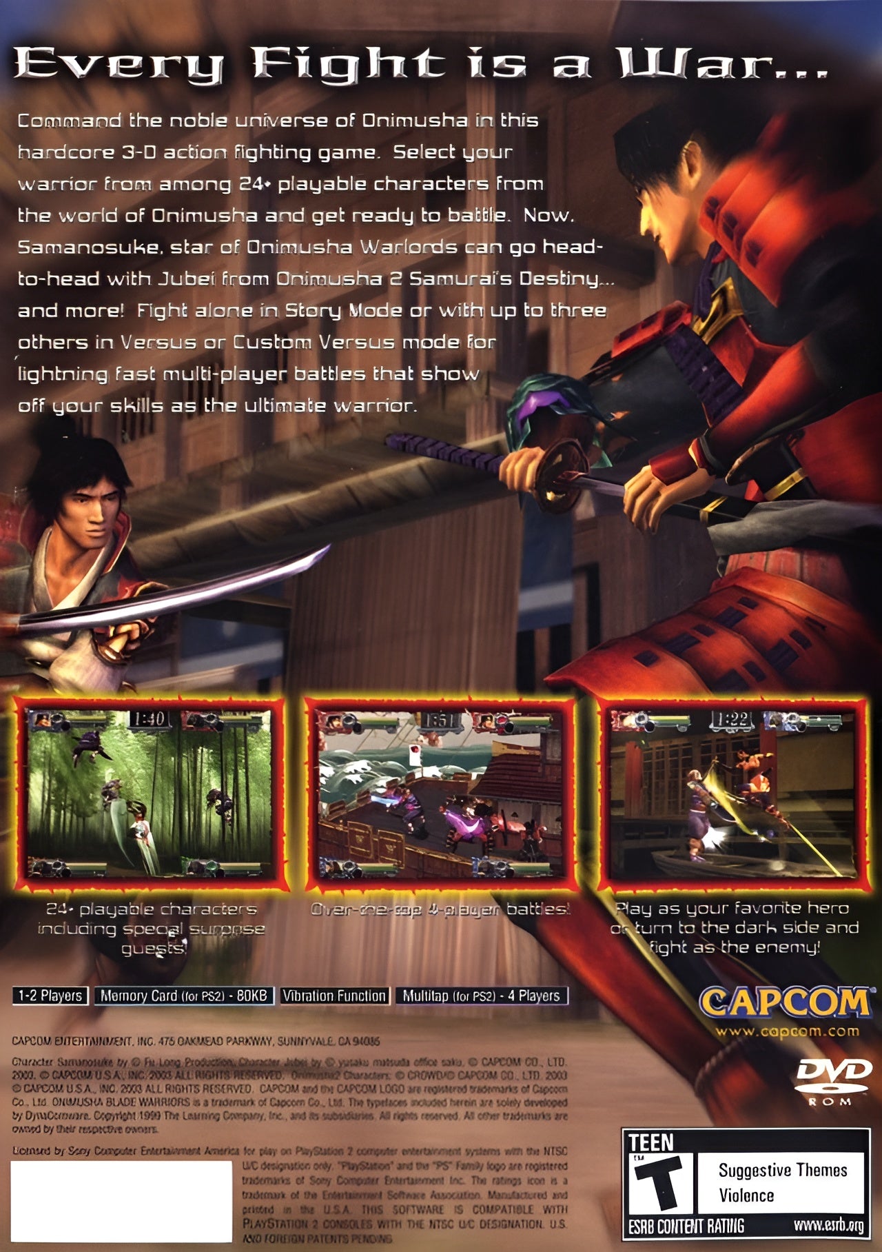 Onimusha: Blade Warriors PS2 - Video Game - Used - CaveGamers - Image 2