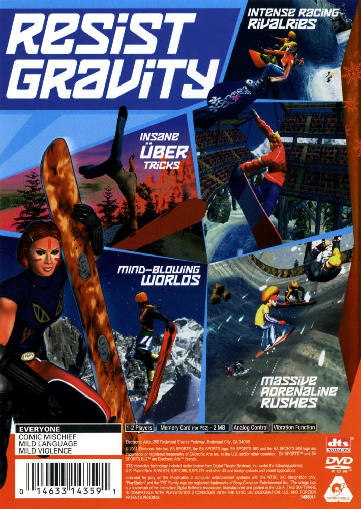 SSX Tricky PS2 - Video Game - Used - CaveGamers - Image 2