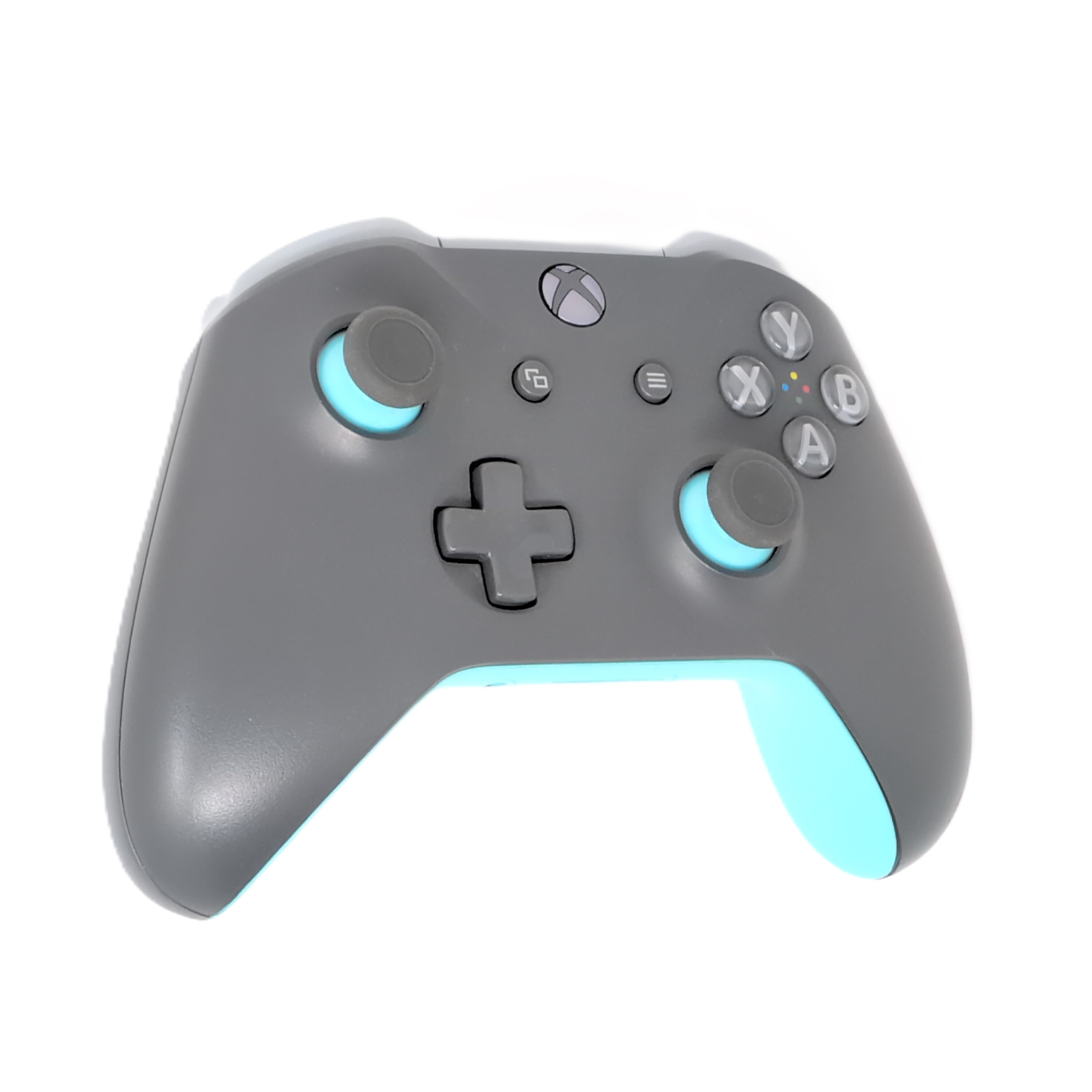 Xbox One Wireless Controller - Grey / Blue - Video Game Accessory - Used - CaveGamers - Image 4