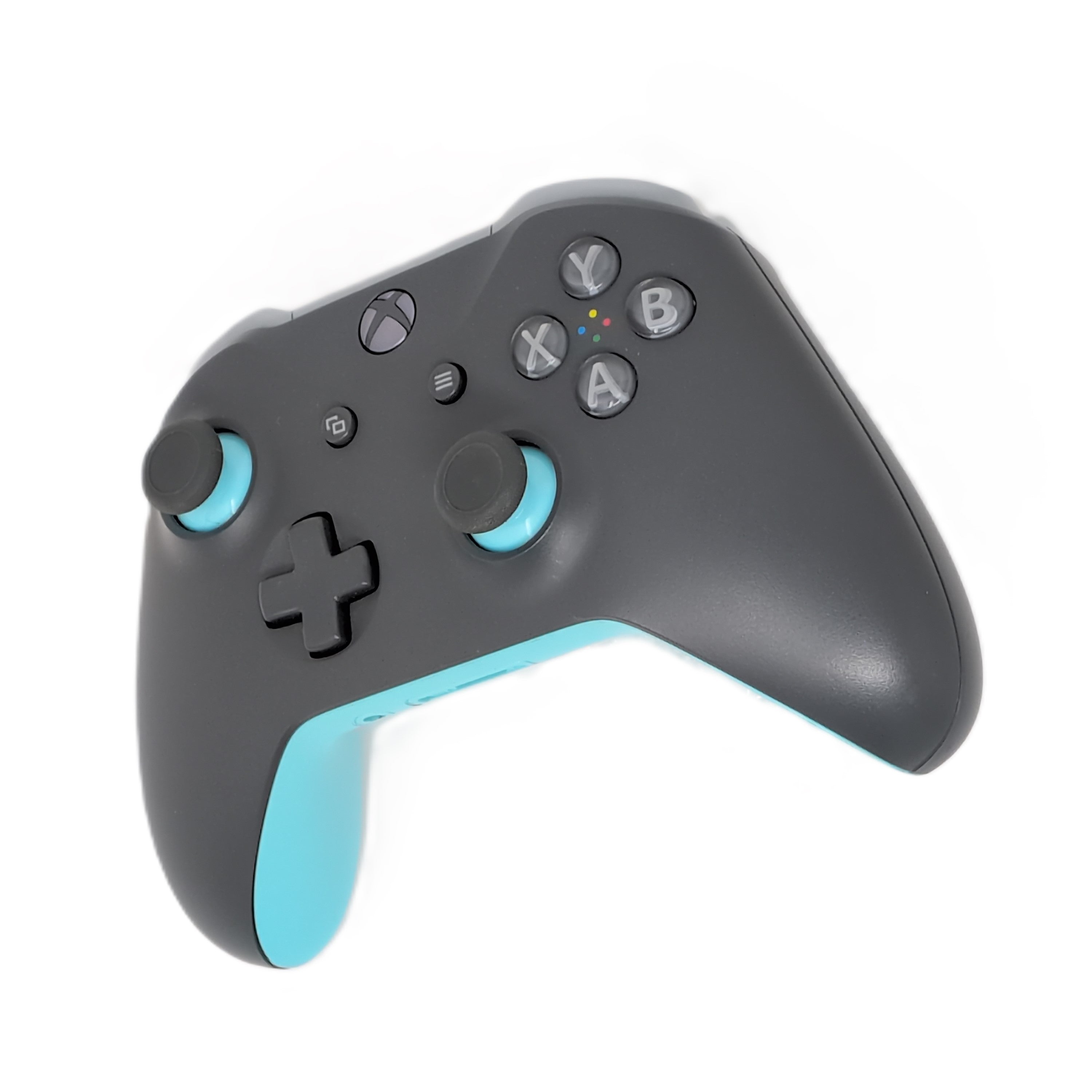 Xbox One Wireless Controller - Grey / Blue - Video Game Accessory - Used - CaveGamers - Image 5