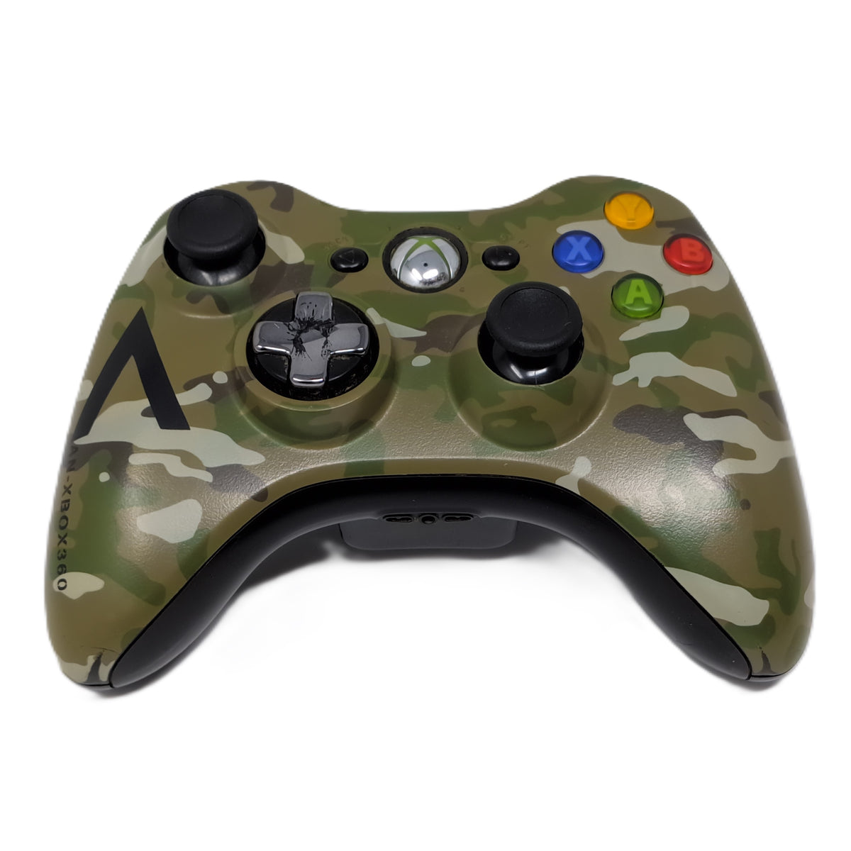 Xbox 360 Wireless Controller - Camouflage - Video Game Accessory - Used - CaveGamers - Image 4