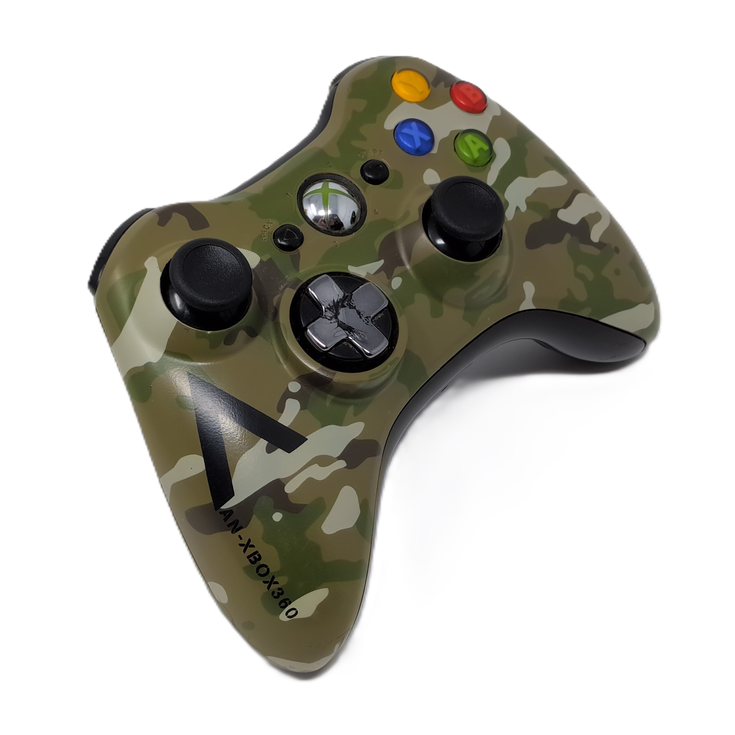 Xbox 360 Wireless Controller - Camouflage - Video Game Accessory - Used - CaveGamers - Image 6