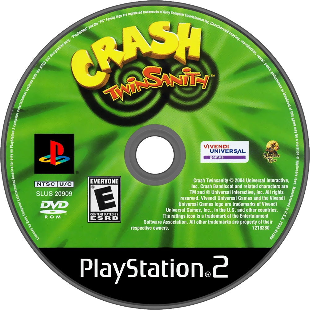 Crash Bandicoot: Twinsanity PS2 - Video Game - Used - CaveGamers - Image 3