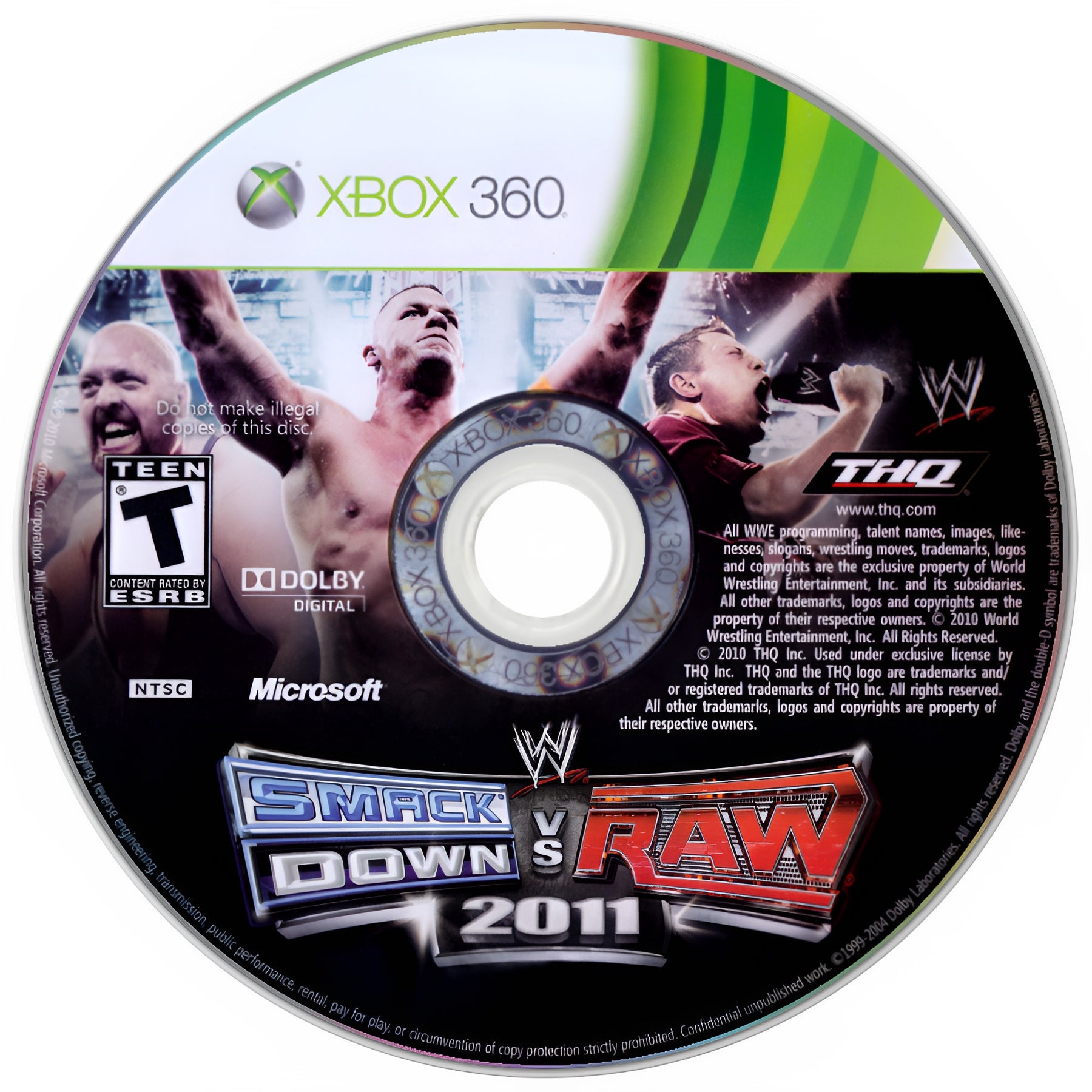 WWE SmackDown vs. Raw 2011 Xbox 360 - Video Game - Used - CaveGamers - Image 3
