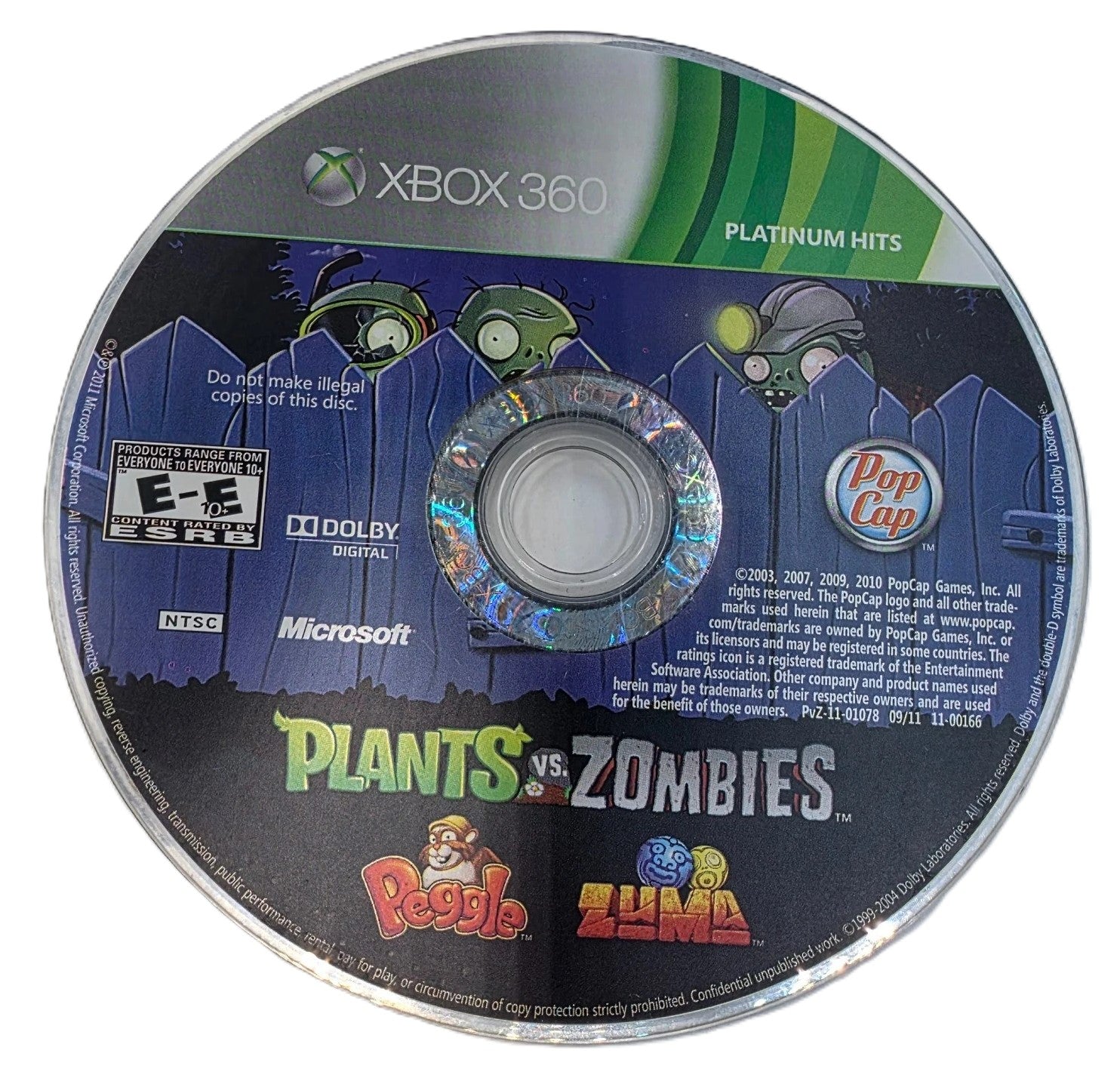Plants Vs. Zombies Xbox 360 - Video Game - Used - CaveGamers - Image 3