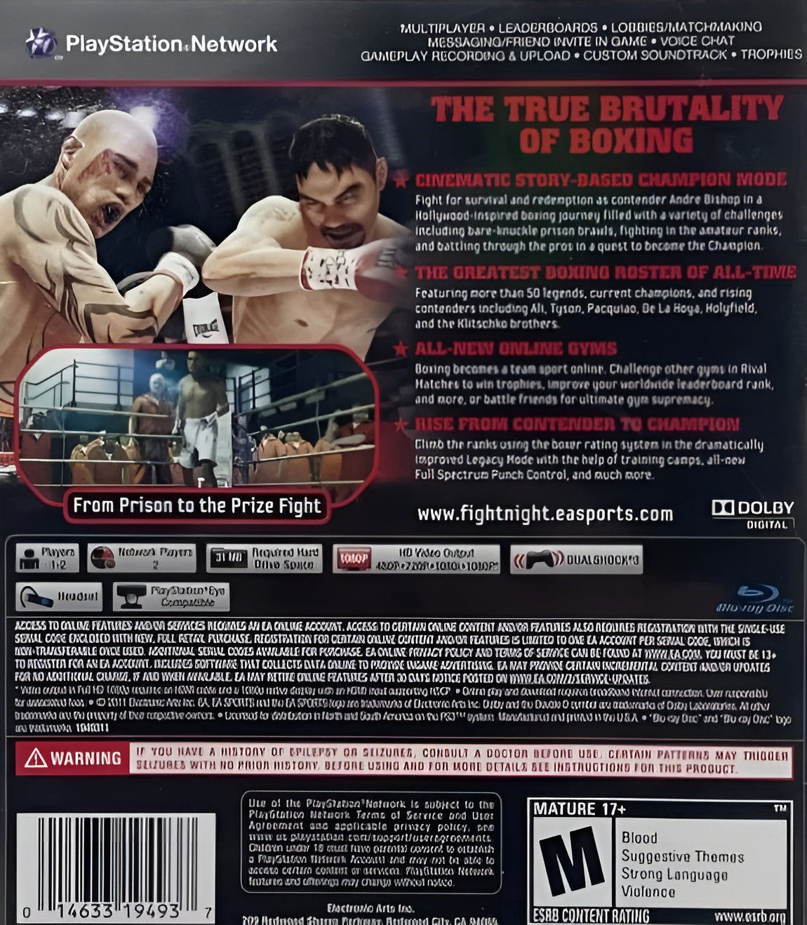 Fight Night Champion PS3 - Video Game - Used - CaveGamers - Image 2