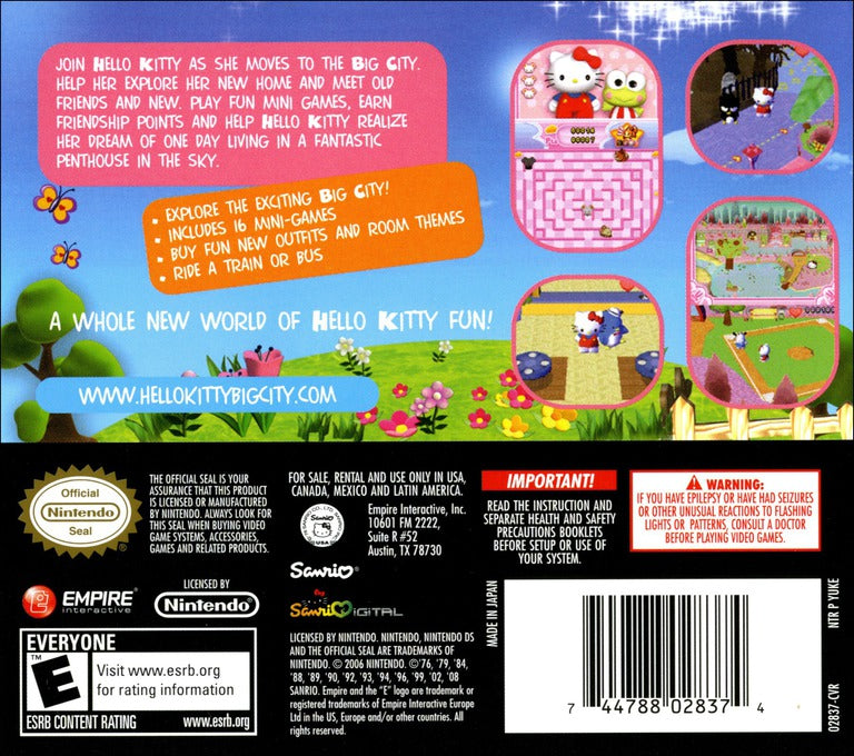 Hello Kitty: Big City Dreams DS - Video Game - Used - CaveGamers - Image 2