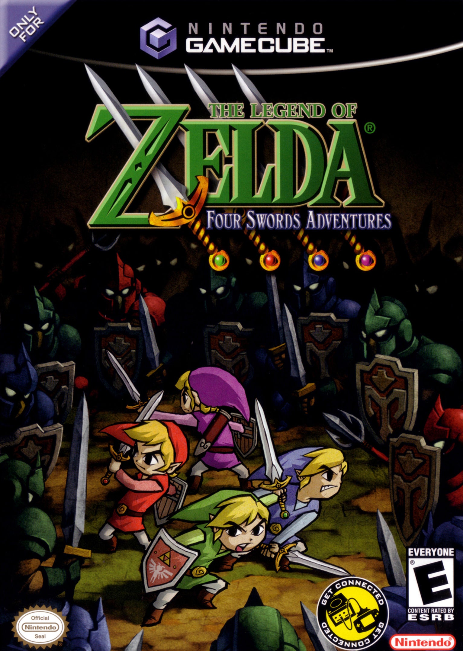 The Legend of Zelda: Four Swords Adventures GameCube - Video Game - Used - CaveGamers