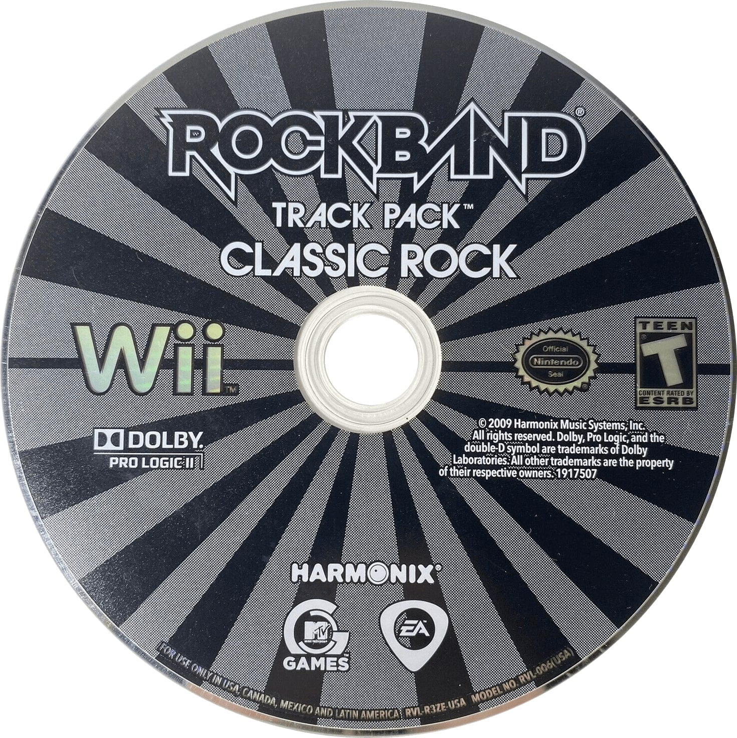 Rock Band Track Pack: Classic Rock Wii - Video Game - Used - CaveGamers - Image 3