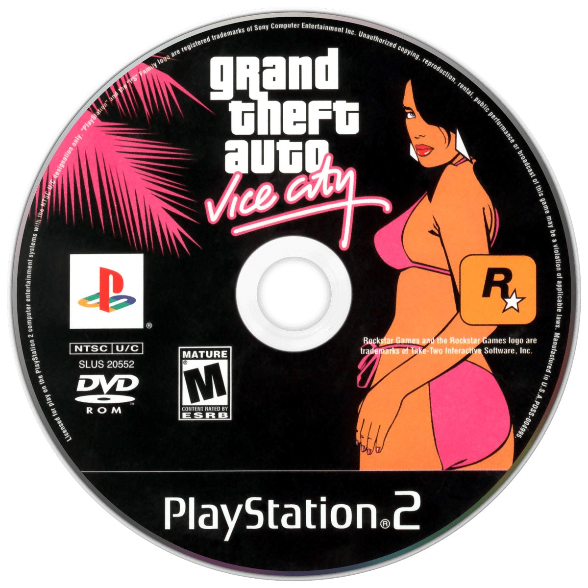 Grand Theft Auto Vice City PS2 - Video Game - Used - CaveGamers - Image 3