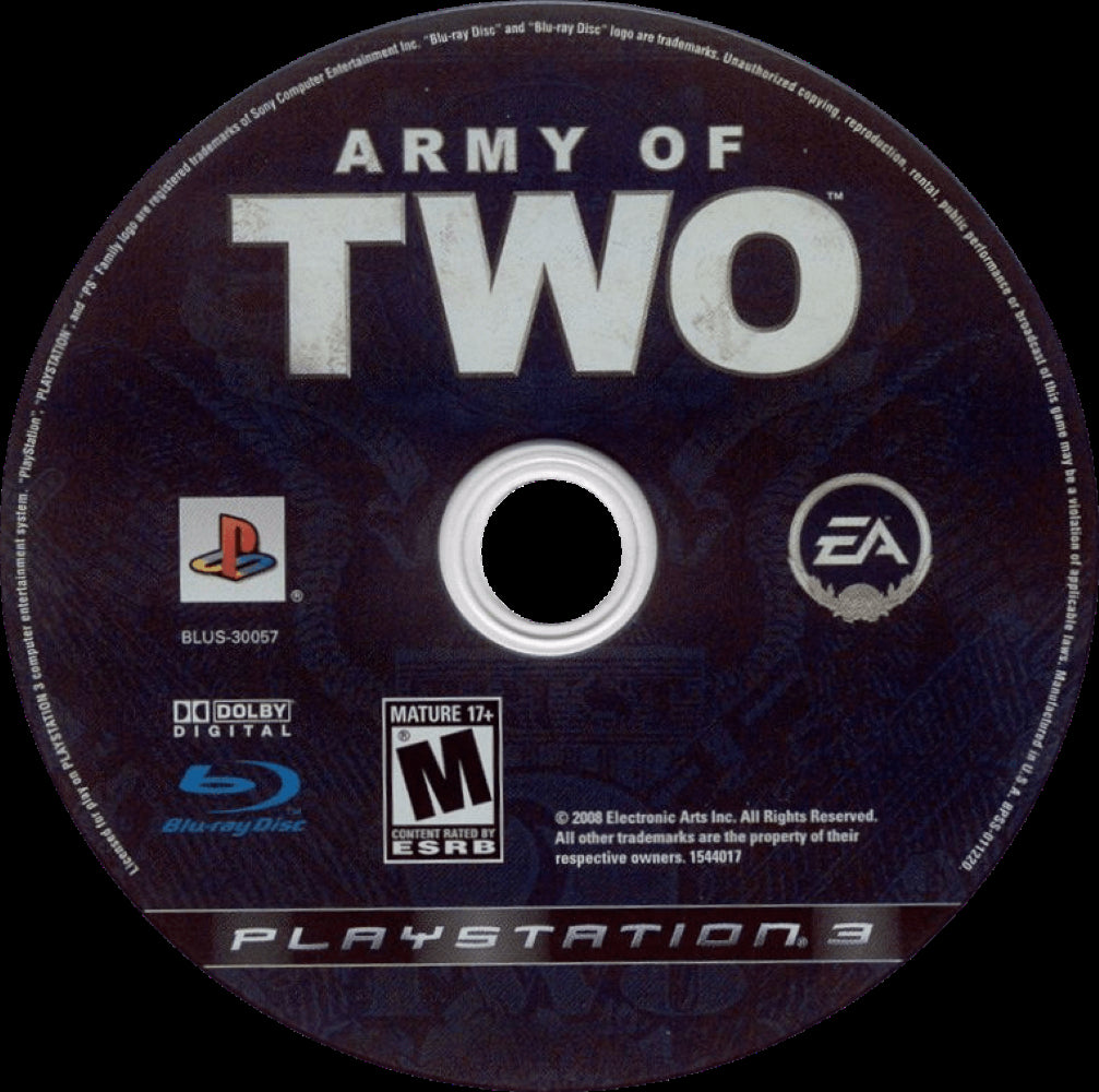 Army of Two PS3 - Video Game - Used - CaveGamers - Image 3