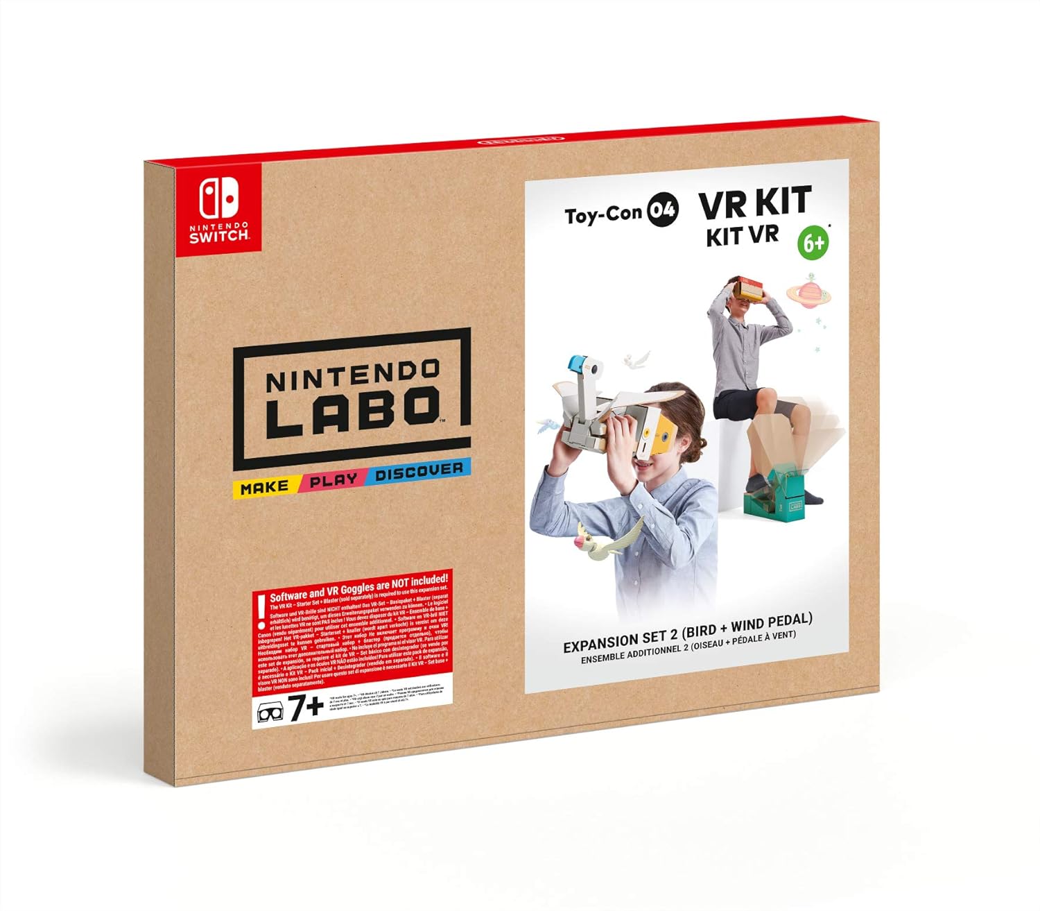 Nintendo Labo: VR Kit - Expansion Set 2 Bird + Wind Pedal Switch - Video Game - New - CaveGamers