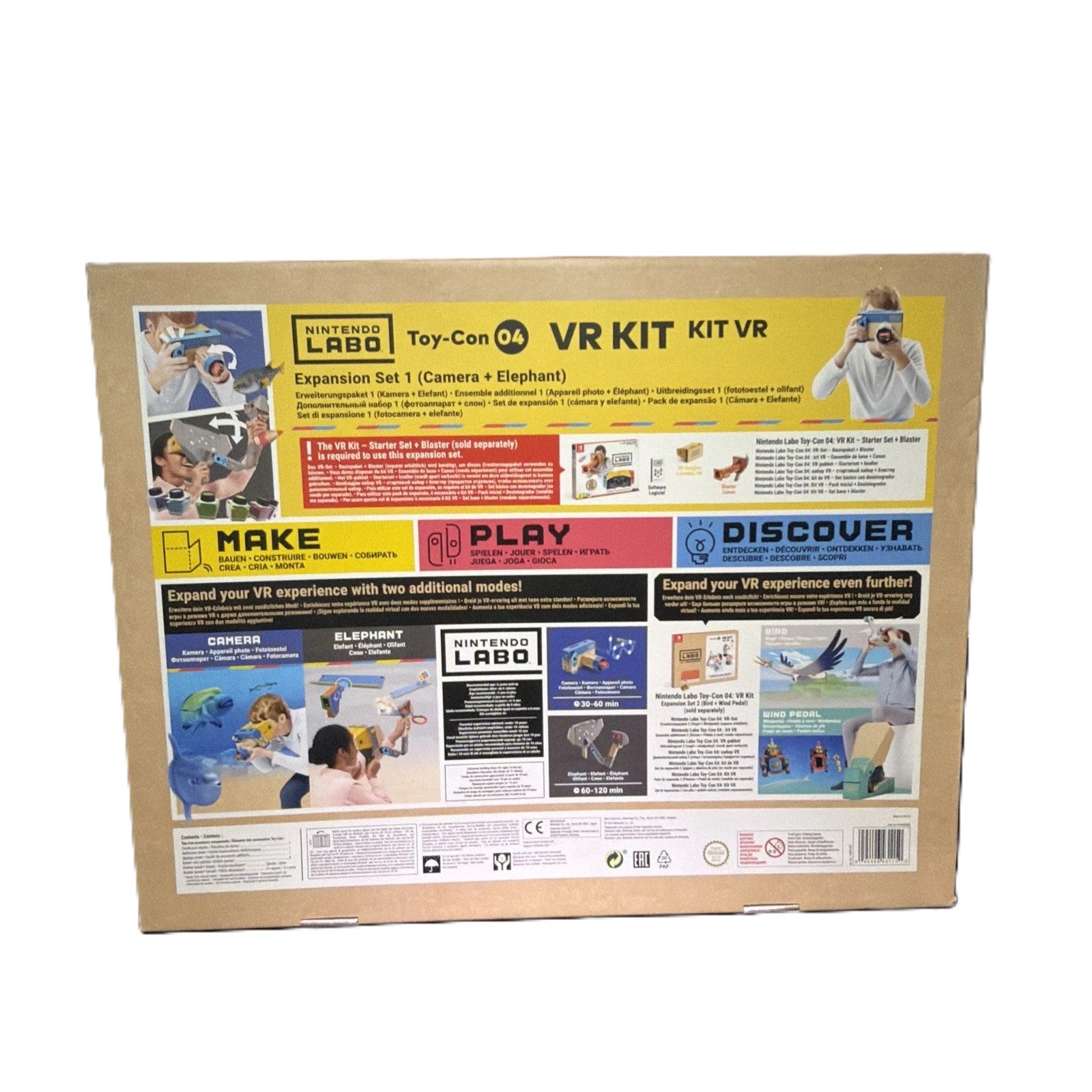 Nintendo Labo: VR Kit - Expansion Set 1 -Camera and Elephant Switch - Video Game - New - CaveGamers - Image 2