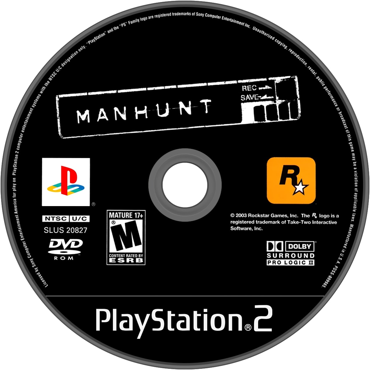 Manhunt PS2 - Video Game - Used - CaveGamers - Image 3