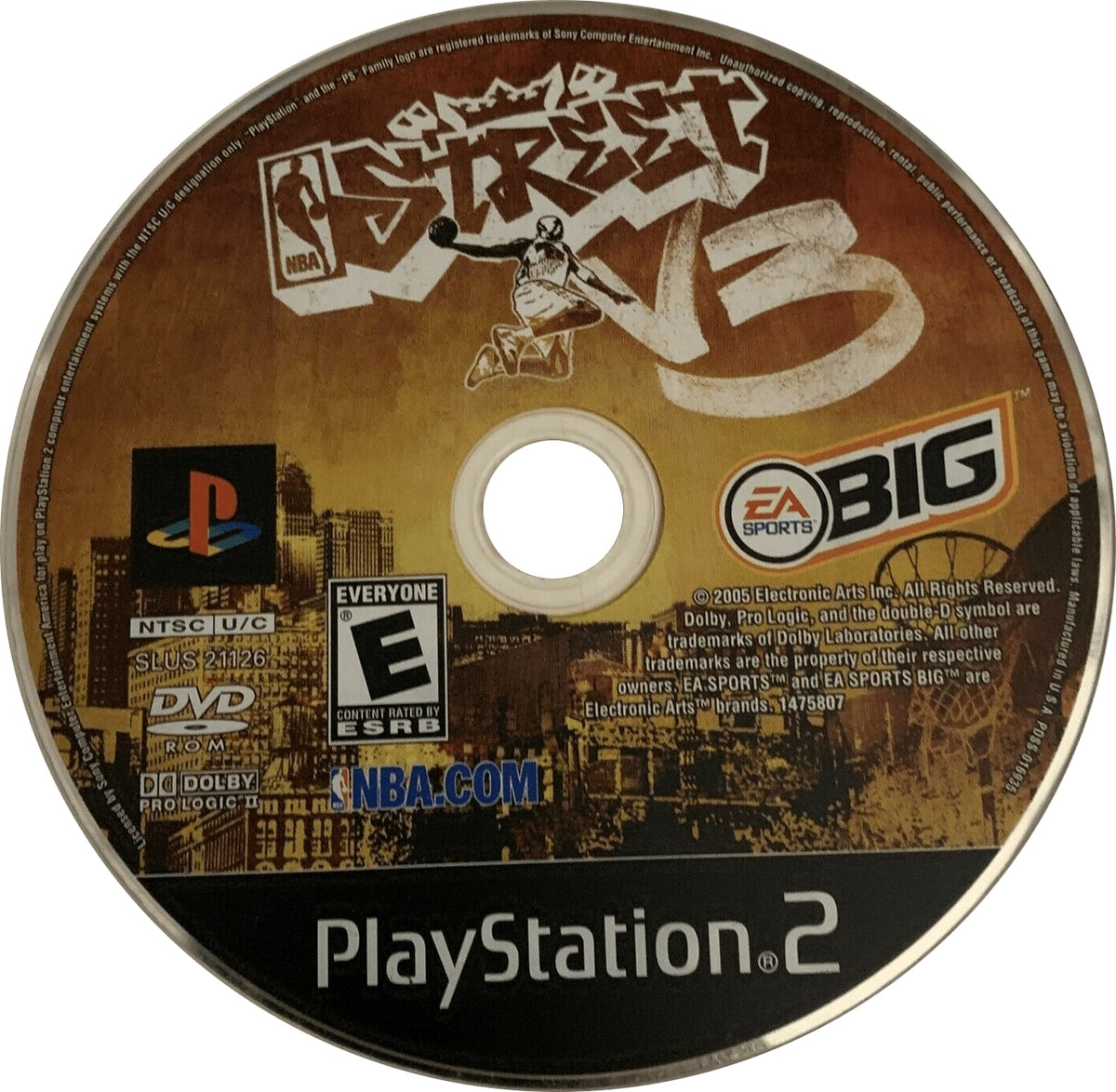 NBA Street V3 PS2 - Video Game - Used - CaveGamers - Image 3