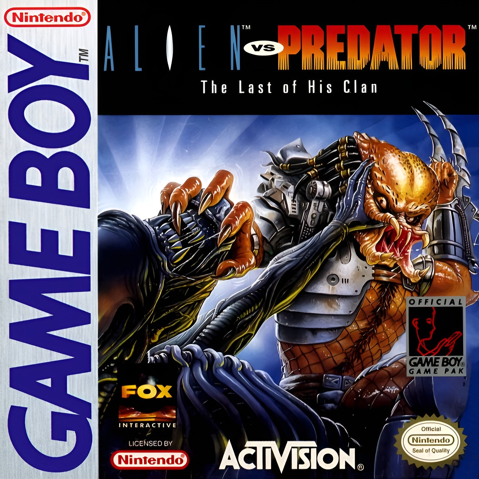 Alien Vs. Predator: The Last of His Clan Game Boy - Video Game - Used - CaveGamers