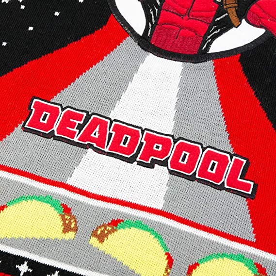 Marvel Deadpool Unicorn Jumper / Ugly Christmas Sweater - 2XS - Apparel - New - CaveGamers - Image 4